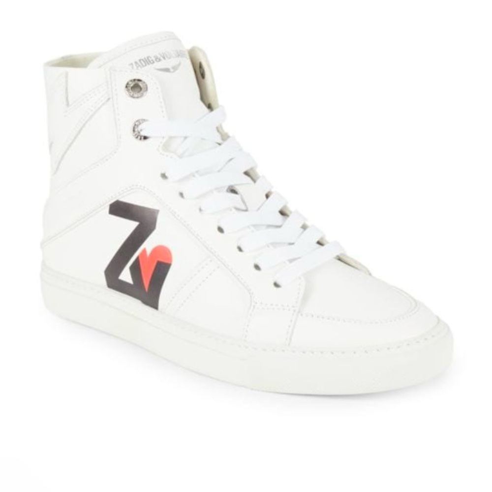 Zadig & Voltaire Logo High Top Sneaker